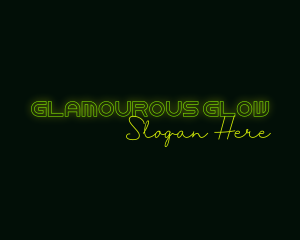 Neon Sign Glow logo design