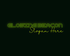 Neon Sign Glow logo design