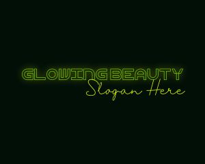 Neon Sign Glow logo design