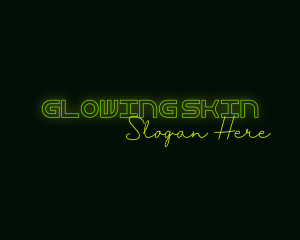 Neon Sign Glow logo design