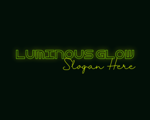 Neon Sign Glow logo design