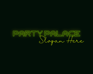 Neon Sign Glow logo design