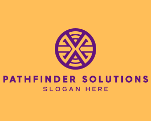 Fintech Circle Letter X  logo design