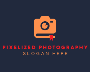 Camera Bookmark Album logo design