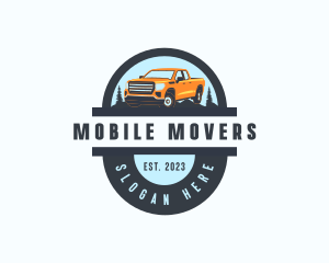 Pickup Truck Car logo design