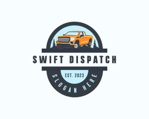 Pickup Truck Car logo design