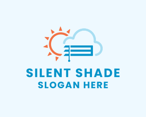 Sun Cloud Blinds logo design