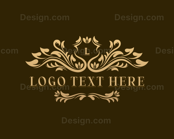 Elegant Floral Wedding Logo