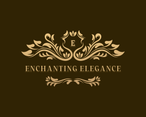 Elegant Floral Wedding logo design