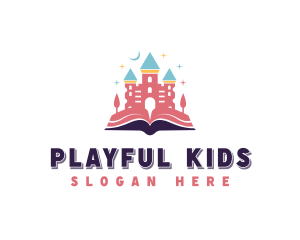 Childcare Kindergarten Kids logo design