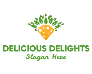 Organic Dairy Cheese Logo