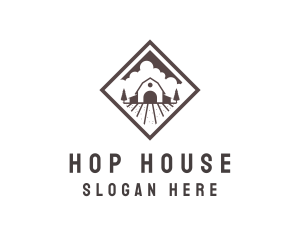 Homestead Barn House logo design