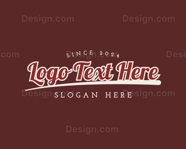 Retro Sports Brand Logo