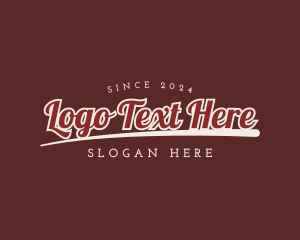 Retro Sports Brand Logo