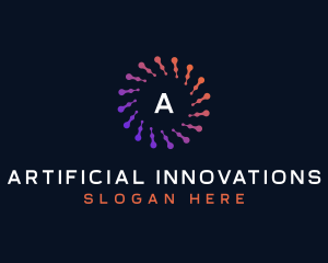 Technology Artificial Intelligence Software logo design