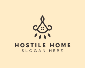 Home Lighting Window logo design