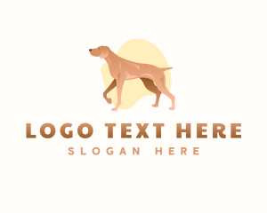 Canine Hound Dog logo