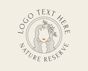 Beauty Nature Woman logo design