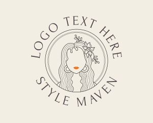 Beauty Nature Woman logo design