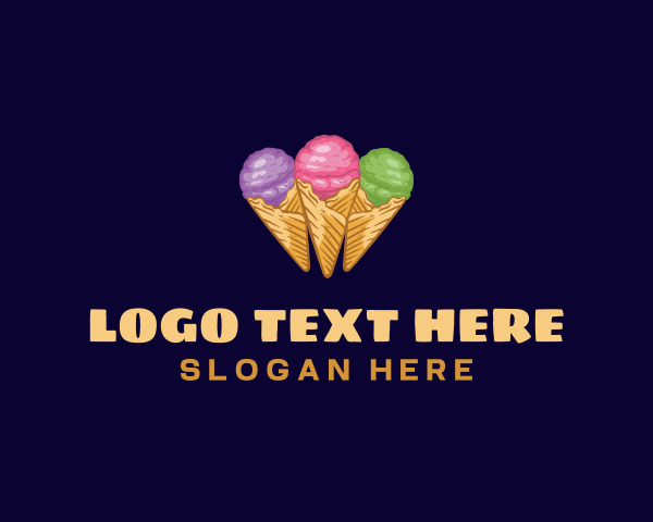 Ice Cream logo example 1