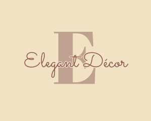 Elegant Feminine Salon logo design