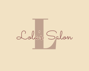 Elegant Feminine Salon logo design