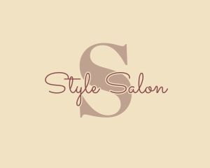 Elegant Feminine Salon logo design