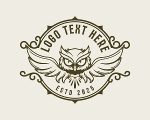 Owl Wings Nocturnal logo