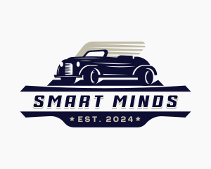 Retro Car Garage Logo