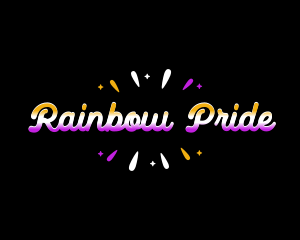 Nonbinary Pride Parade logo design