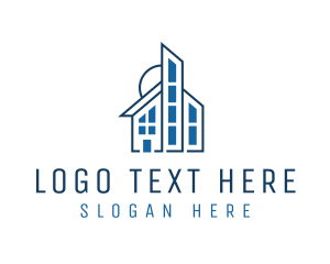 House Building Structure logo