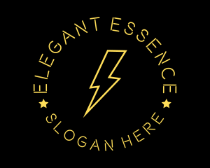 Electric Lightning Fast logo design