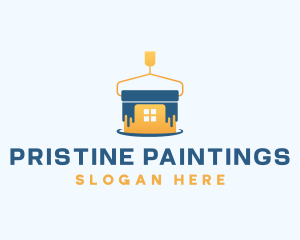 Roller Paint Renovation logo design