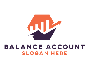 Accountant Financial Growth logo design