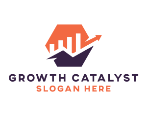 Accountant Financial Growth logo design