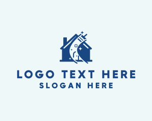 Blue House Cleaning logo