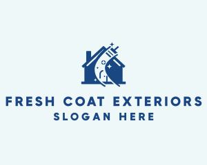 Blue House Cleaning logo
