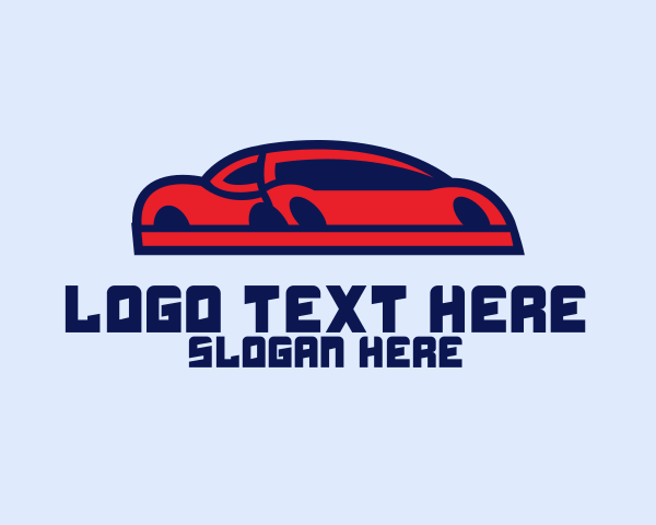 Sports Car Rental logo example 1