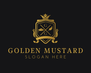 Golden Luxury Academy logo design