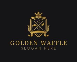 Golden Luxury Academy logo design