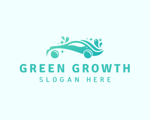 Green Car Cleaner logo design