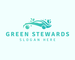 Green Car Cleaner logo design