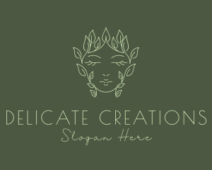 Natural Beauty Face  logo design