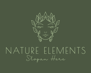 Natural Beauty Face  logo design