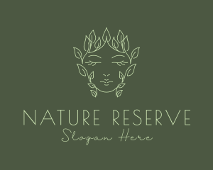 Natural Beauty Face  logo design