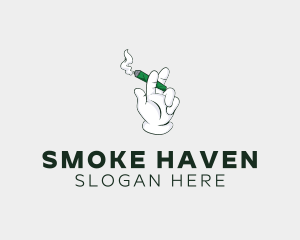 Smoking Cigar Gloves logo