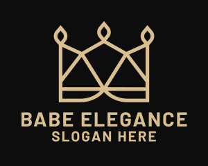 Elegant Royal Crown  logo design