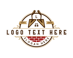 Masonry Trowel Brick logo