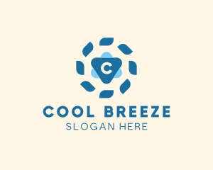 Cooling Breeze Ventilation logo design