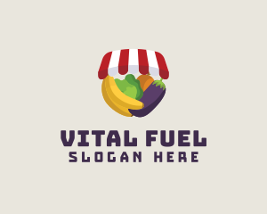 Fruit Stall Shop logo design